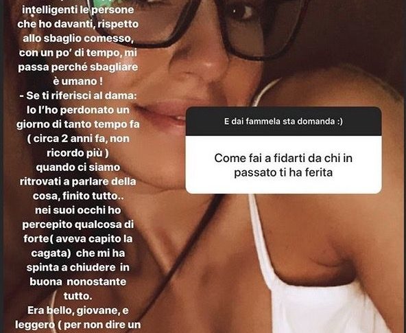 Giulia De Lellis: ‘Ho perdonato Andrea Damante due anni fa, ho percepito qualcosa di forte’