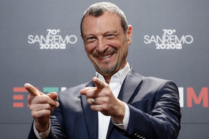 Sanremo 2021 Amadeus conduttore ufficiale, con lui Fiorello e Jovanotti