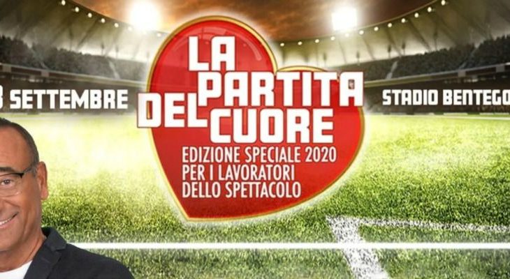 Ascolti tv, dati Auditel giovedì 3 settembre: La partita del cuore vince di misura su Zelig