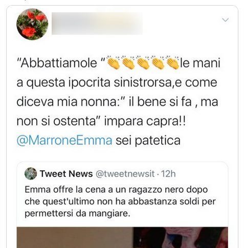 Emma Marrone, insultata per foto con ‘un ragazzo nero’, ma è Kanye West: ‘Siete feccia’